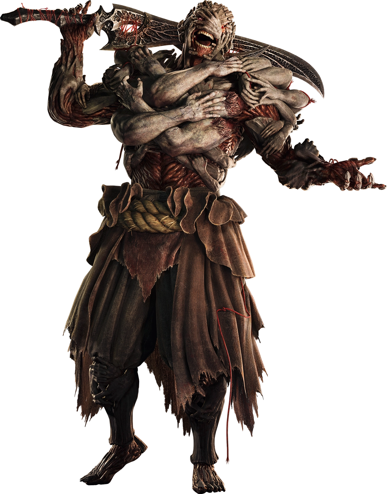 Official full-character art of Rasho-gan